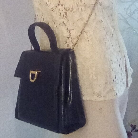 VTG Cosette And Frenchy Of California Leather Box Like Bags. - Picture 2 of 12